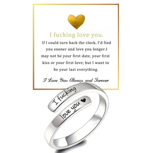 Sunglnl fcking love you ring - you,