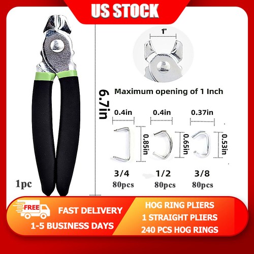 Straight hog ring - straight,