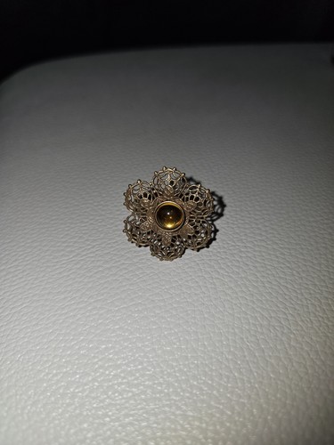 Vintage bronze tone openwork - vintage,