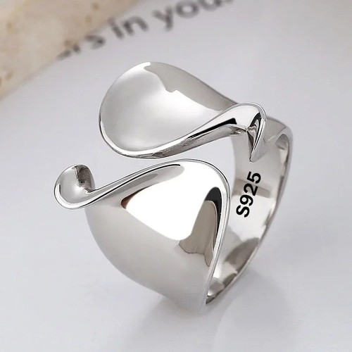 925 sterling silver - silver, ring