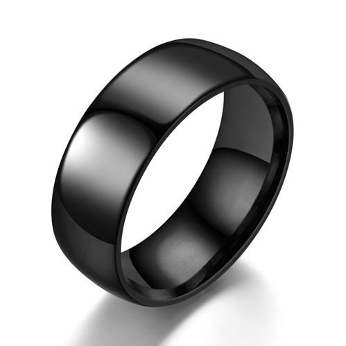 8mm men black titanium - men,