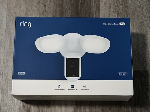 Ring floodlight cam - pro, wired
