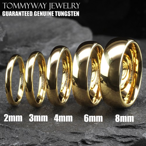 Tungsten carbide 14k - 14k, gold