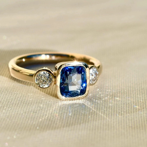 Cushion cut natural - ct,