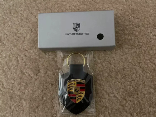 Genuine porsche leather crest - porsche,