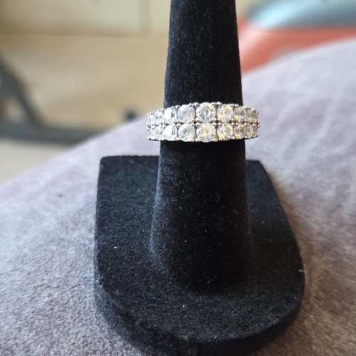 Anello fascia argento - in,