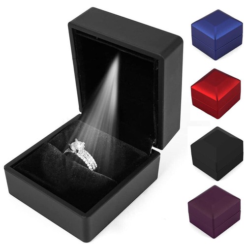 Led ring box jewelry - jewelry, case