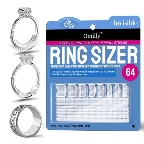 Piece ring sizer adjuster - ring,