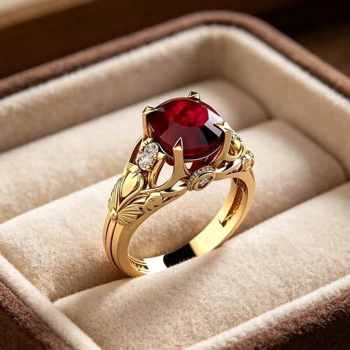 Retro radiant cut ruby - radiant,