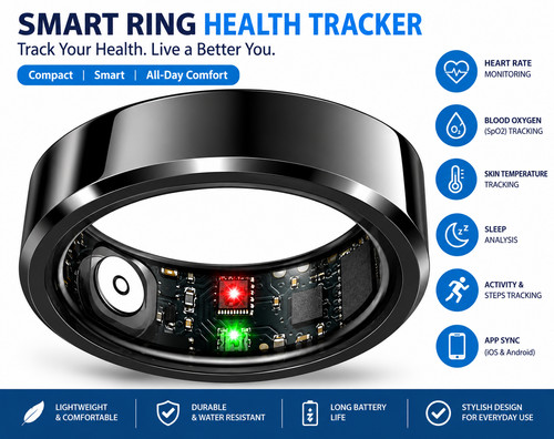 Smart ring fitness - fitness, tracker