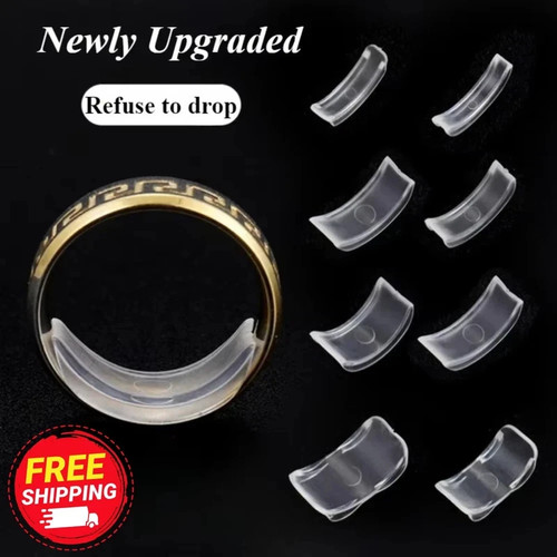 Sizes clear silicone ring - clear,