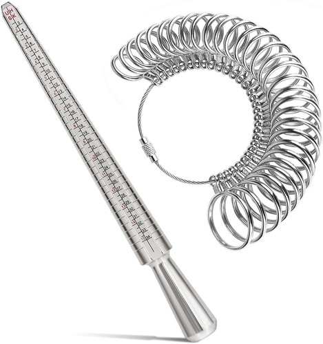 Metal finger gauge mandrel - finger,