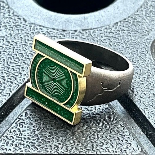Green lantern ring - green,