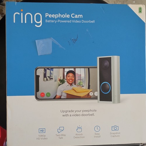 Ring peephole cam - peephole, 1080p