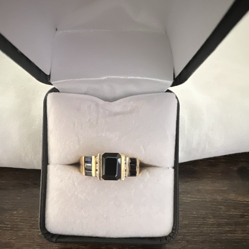 Men 14k yellow gold band - 14k,