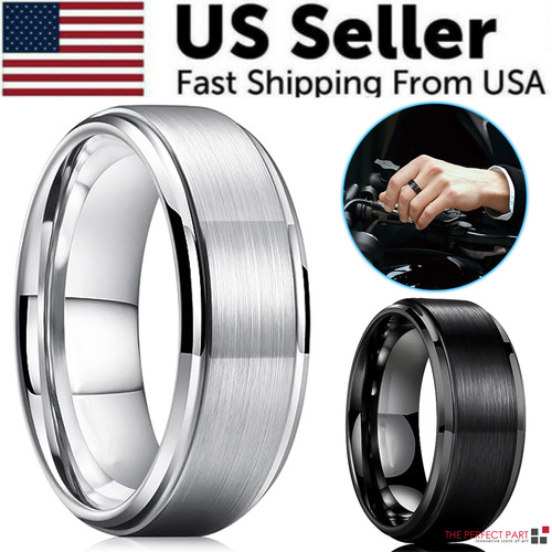 Tungsten carbide wedding band - carbide,