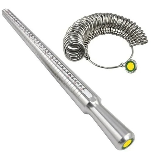 Metal ring size gauges - ring, set