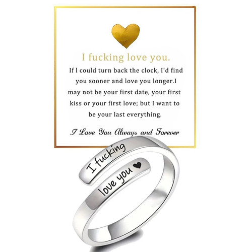 Sunglnl fcking love you ring - sunglnl,